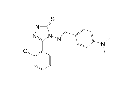 5-(2-HYDROXYPHENYL)-4-[(PARA-DIMETHYLAMINE)-PHENYLIDENE]-AMINO-2,4-DIHYDRO-3H-1,2,4-TRIAZOLE-3-THIONE