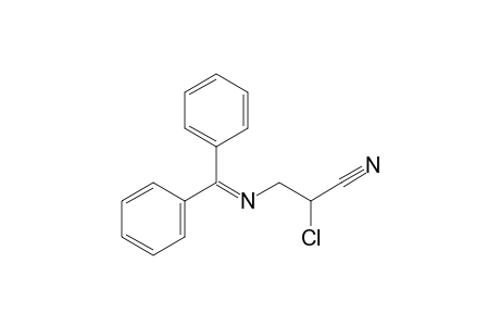 2-Chloranyl-3-[(diphenylmethylidene)amino]propanenitrile