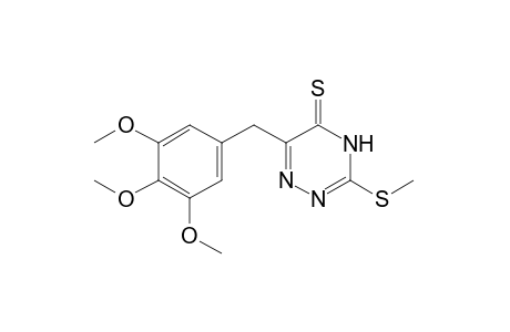 3-(methylthio)-6-(3,4,5-trimethoxybenzyl)-as-triazine-5(4H)-thione