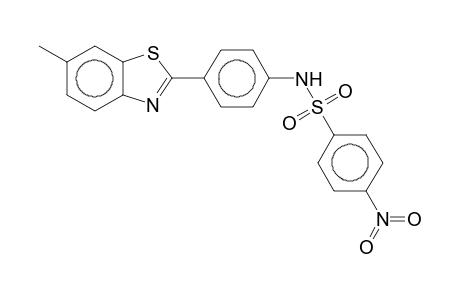 N-[4-(6-Methyl-1,3-benzothiazol-2-yl)phenyl]-4-nitrobenzenesulfonamide