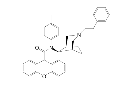 3-PHENETHYL-8-BETA-[N-(PARA-TOLYL)-XANTHEN-9-CARBOXAMIDO]-3-AZABICYClO-[3.2.1]-OCTANE