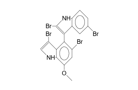 (+)-2,3',5,5'-Tetrabromo-7'-methoxy-3,4'-bis(1H-indole)