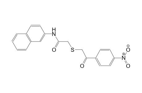 N-Naphthalen-2-yl-2-[2-(4-nitro-phenyl)-2-oxo-ethylsulfanyl]-acetamide