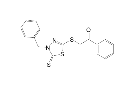 3-Benzyl-5-benzoylmethylsulfanyl-2,3-dihydro-1,3,4-thiadiazole-2-thione