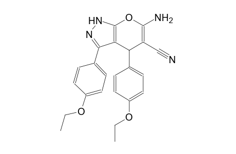 6-amino-3,4-bis(4-ethoxyphenyl)-1,4-dihydropyrano[2,3-c]pyrazole-5-carbonitrile