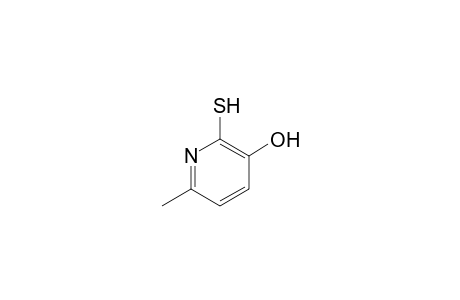 2(1H)-Pyridinethione, 3-hydroxy-6-methyl-