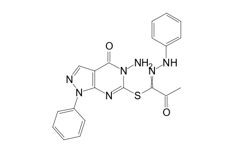 3-[5-Amino-1-phenyl-4-oxo-pyrazolo[3,4-d]pyrimidin-6-yl]N-phenyl-2-oxopropanethiohydrazonate