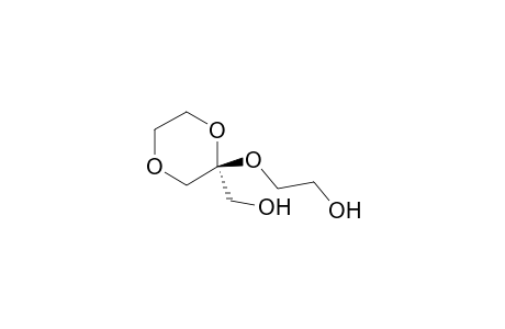 1,4-Dioxane-2-methanol, 2-(2-hydroxyethoxy)-, (R)-