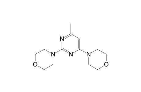 4-[6-Methyl-2-(4-morpholinyl)-4-pyrimidinyl]morpholine