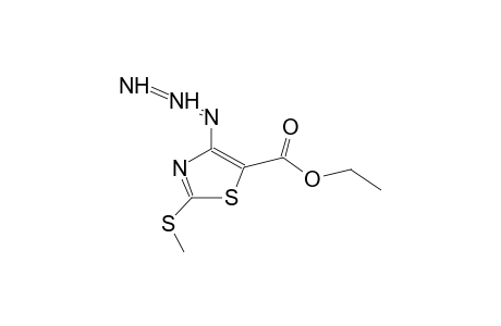 ethyl 2-methylthio-4-azidothiazole-5-carboxylate