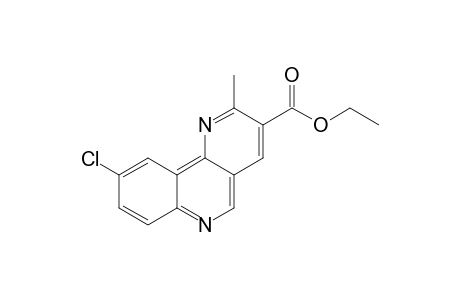 Ethyl 9-Chloro-2-methylbenzo[h][1,6]naphthyridine-3-carboxylate