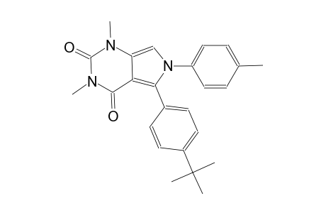 5-(4-tert-butylphenyl)-1,3-dimethyl-6-(4-methylphenyl)-1H-pyrrolo[3,4-d]pyrimidine-2,4(3H,6H)-dione