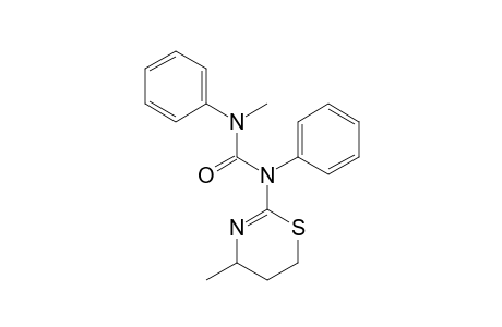 3-methyl-1-(4-methyl-5,6-dihydro-4H-1,3-thiazin-2-yl)-1,3-di(phenyl)urea