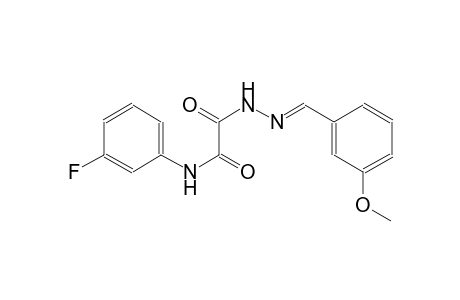 2-Oxoacetamide, N-(3-fluorophenyl)-2-[N'-(3-methoxybenzylidene)hydrazino]-