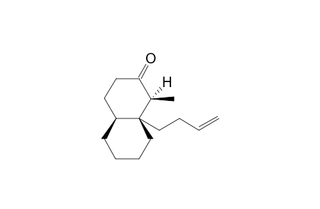 2-endo/exo-1-But-3-enyl-2-methylbicyclo[4.4.0(1,6)]decan-3-one