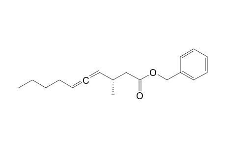 Benzyl[S]-3-methyldeca-4,5-dienoate