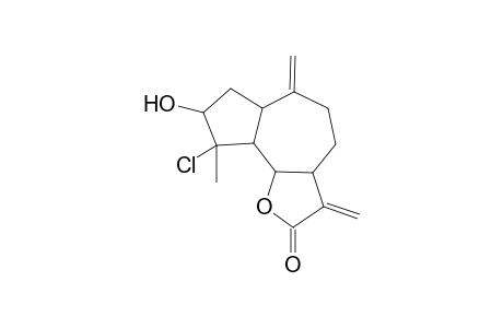 4-Chloro-3-hydroxy-guaia-10(14),11(13)-dien-6,12-olide
