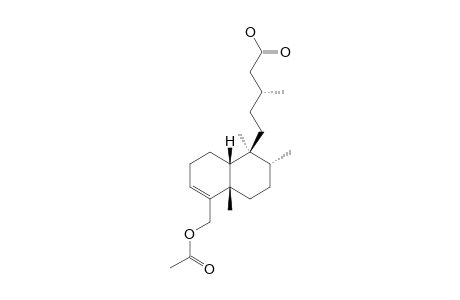 (+)-19-ACETOXY-CIS-CLERODAN-3-ENE-15-OIC-ACID
