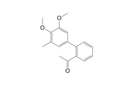 1-(3',4'-Dimethoxy-5'-methyl-[1,1'-biphenyl]-2-yl)ethanone