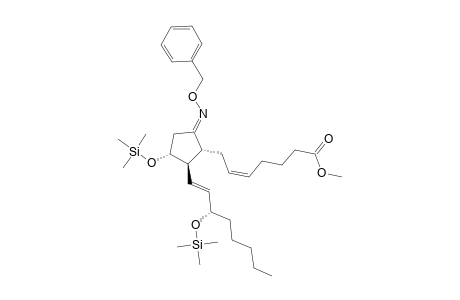 Prostaglandine e2 me ester benzyl oxime 2TMS