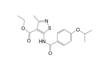 ethyl 5-[(4-isopropoxybenzoyl)amino]-3-methyl-4-isothiazolecarboxylate