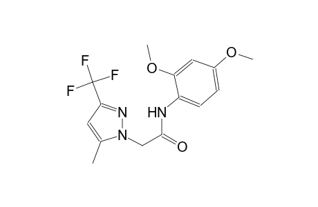 N-(2,4-dimethoxyphenyl)-2-[5-methyl-3-(trifluoromethyl)-1H-pyrazol-1-yl]acetamide