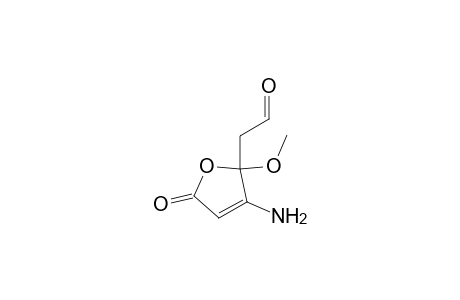 2-Furanacetaldehyde, 3-amino-2,5-dihydro-2-methoxy-5-oxo-