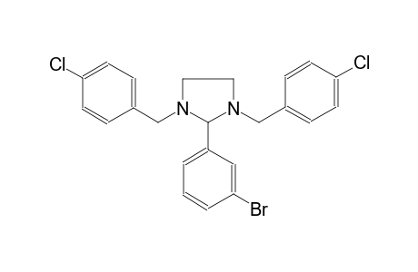 2-(3-bromophenyl)-1,3-bis[(4-chlorophenyl)methyl]imidazolidine