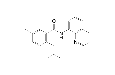 2-Isobutyl-5-methyl-N-(quinolin-8-yl)benzamide