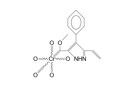 (Methoxy-[4-phenyl-5-vinyl-pyrazol-3-yl]-methylene) pentacarbonyl chromium