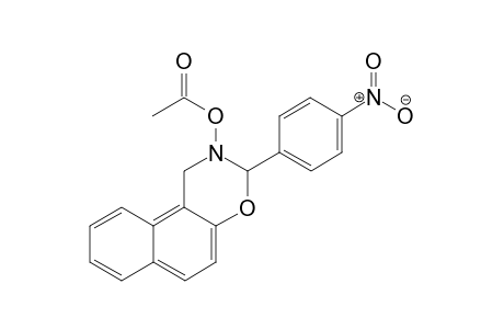 2-Acetoxy-3-(4-nitrophenyl)-2,3-dihydro-1H-naphth [1,2-e] [1,3]oxazine