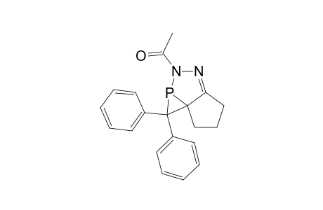 4-Acetyl-4,5-diaza-2,2-diphenyl-3-phospha-tricyclo[4.3.0.0(1,3)]non-5-ene
