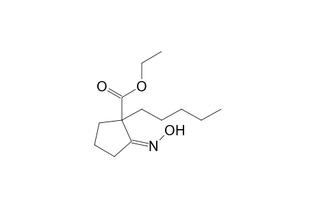 Ethyl 2-(hydroxyimino)-1-pentylcyclopentanecarboxylate