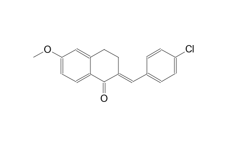 (2E)-2-(4-chlorobenzylidene)-6-methoxy-3,4-dihydro-1(2H)-naphthalenone