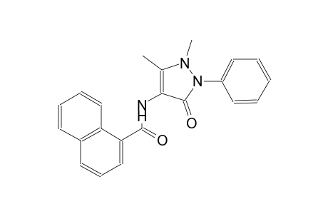 1-naphthalenecarboxamide, N-(2,3-dihydro-1,5-dimethyl-3-oxo-2-phenyl-1H-pyrazol-4-yl)-