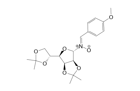 .alpha.-D-Mannofuranosylamine, N-[(4-methoxyphenyl)methylene]-2,3:5,6-bis-O-(1-methylethylidene)-, N-oxide, (Z)-