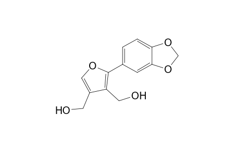 [5-(1,3-benzodioxol-5-yl)-4-(hydroxymethyl)-3-furanyl]methanol