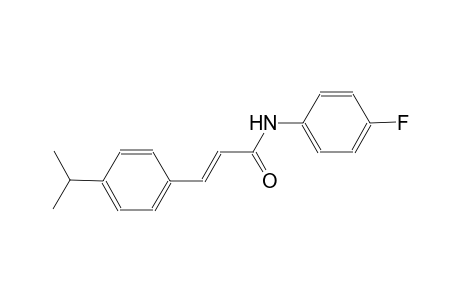 (2E)-N-(4-fluorophenyl)-3-(4-isopropylphenyl)-2-propenamide