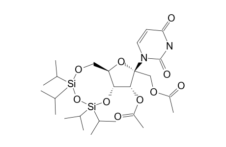 1-[1,3-DI-O-ACETYL-4,6-O-(1,1,3,3-TETRAISOPROPYLDISILOXANE-1,3-DIYL)-BETA-D-RIBO-2-HEXULOFURANOSYL]-URACIL