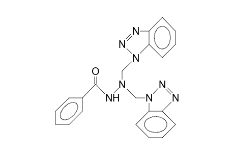 1,1-Bis(benzotriazol-1-yl-methyl)-2-benzoyl-hydrazine
