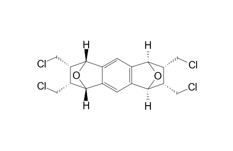 1,4:5,8-Diepoxyanthracene, 2,3,6,7-tetrakis(chloromethyl)-1,2,3,4,5,6,7,8-octahydro-, (1.alpha.,2.alpha.,3.alpha.,4.alpha.,5.b eta.,6.alpha.,7.alpha.,8.beta.)-