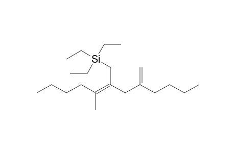(2Z)-Triethyl[2-(hexan-2-ylidene)-4-methyleneoctyl]silane