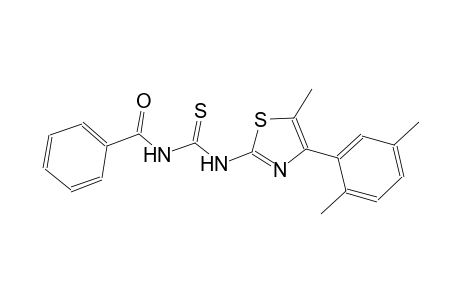 N-benzoyl-N'-[4-(2,5-dimethylphenyl)-5-methyl-1,3-thiazol-2-yl]thiourea
