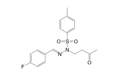 4-Methylbenzenesulfonic acid N'-(4-fluorobenzylidene)-N-(3-oxobutyl)hydrazide