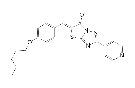 thiazolo[3,2-b][1,2,4]triazol-6(5H)-one, 5-[[4-(pentyloxy)phenyl]methylene]-2-(4-pyridinyl)-, (5Z)-