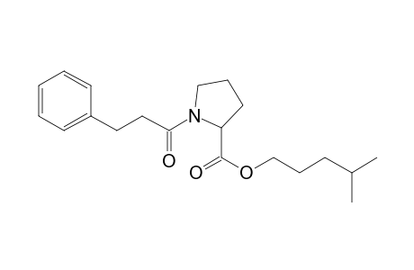 L-Proline, N-(3-phenylpropionyl)-, isohexyl ester