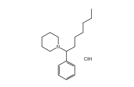 1-(alpha-HEXYLBENZYL)PIPERIDINE, HYDROCHLORIDE