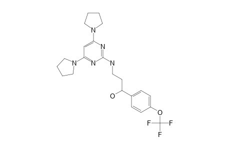 2-[3'-HYDROXY-3'-(4''-TRIFLUOROMETHOXYPHENYL)-PROPYLAMINO]-4,6-DI-(PYRROLIDIN-1-YL)-PYRIMIDINE
