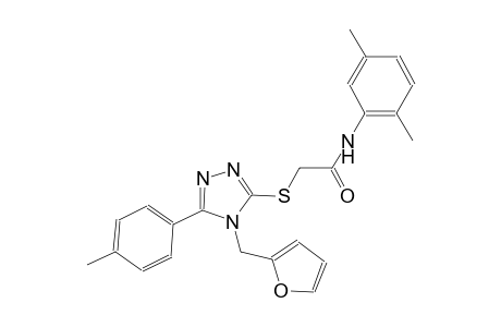 N-(2,5-dimethylphenyl)-2-{[4-(2-furylmethyl)-5-(4-methylphenyl)-4H-1,2,4-triazol-3-yl]sulfanyl}acetamide