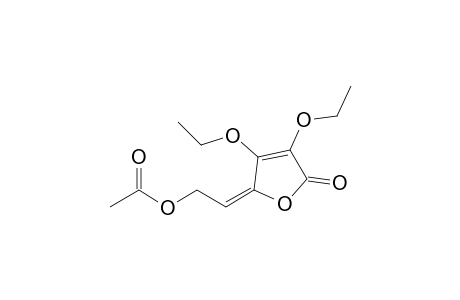 5-(Acetoxyethylidene)-3,4-diethoxy-2(5H)-furanone